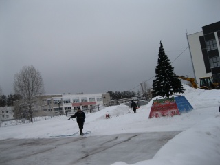 В чайковском микрорайоне Заринский все же будет ёлочка и снежный городок